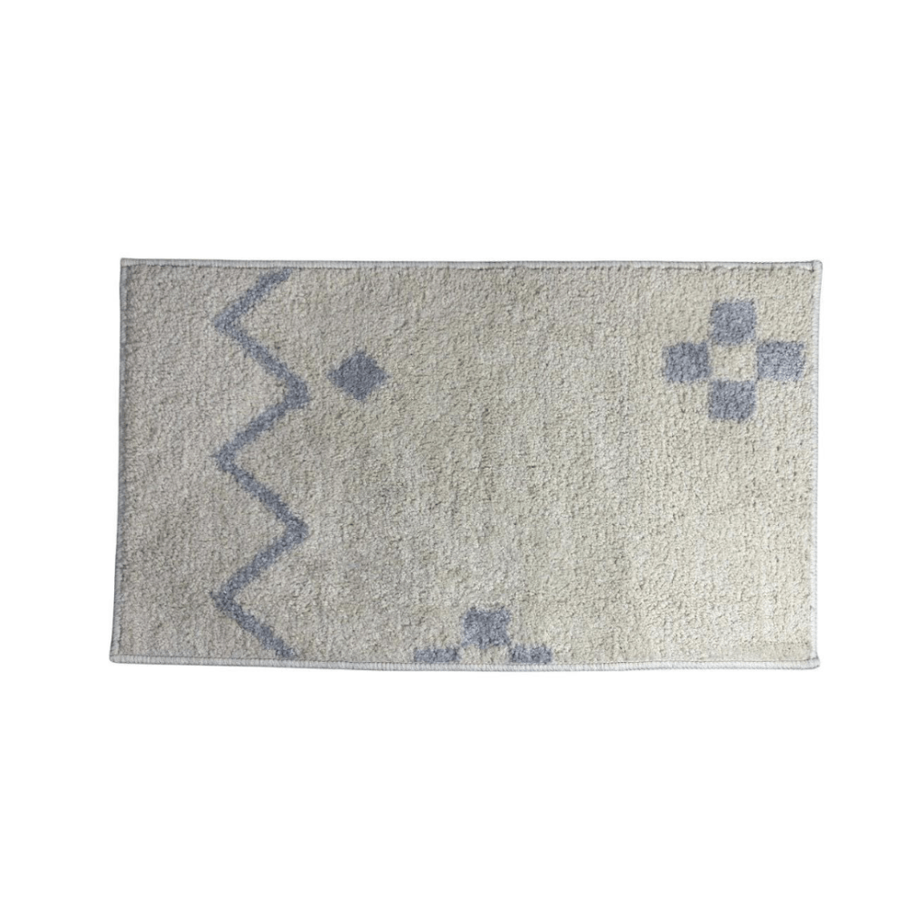 พรมเช็ดเท้า JKLOVEHOME DOORMAT SERIES 034 40X70 ซม. สีเบจ
